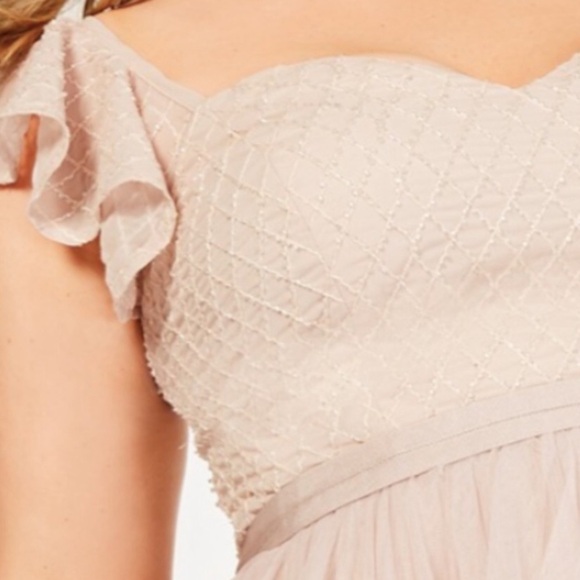 NWT City chic tender kiss beaded tulle dress - Picture 3 of 6